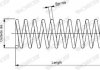 Пружина передня L=349mm Golf,Vento,Skoda Octavia MONROE SP3278 (фото 2)