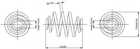 Пружина подвески MONROE SP3652