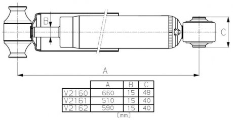 Амортизатор Van-Magnum задн. TRANSIT 13- MONROE V2162