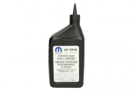 Масло 75W90 1кварта (946мл) Mopar 68218655AC