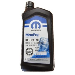 Олива моторна Chrysler MaxPro+ 0W-20, 0,946л. Mopar 68218950AC