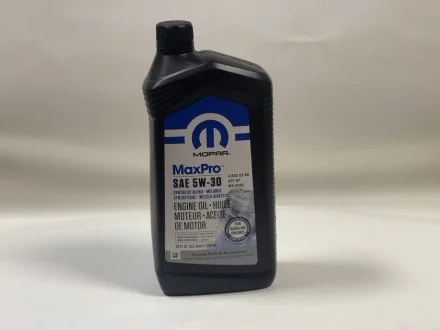 Моторное масло MaxPro 5w-30, 0,946L Mopar 68518204AA