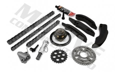 Комплект ланцюга ГРМ BMW 3 (E93/F30)/X3 (F25)/X5 (F15) 06-18 (z=86/70) (N47/B47) MOTIVE TCK267
