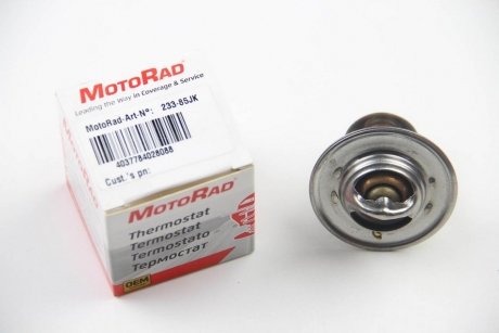Термостат Hyundai Accent/Santa FE/KIA Sportage/RIO 95- (85 C) (jiggle-pin) MOTORAD 233-85J