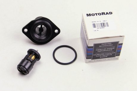 Термостат Golf III/IV/Bora/Caddy/Polo 1.4-1.6i 91- (87 C) (з фланцем) MOTORAD 385-87