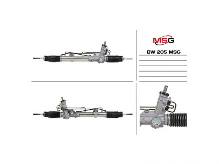 Кермова рейка з г/п BMW 3 (E46) 1.6-3.0D 02.98-12.07 MSG BW 205