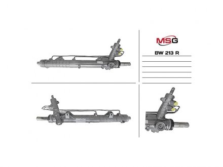 Рульова рейка з ГПК відновлена BMW 1 (E81) 2006-2012,3 (E90) 2005-2011,3 TOURING (E91) 2005- MSG BW213R