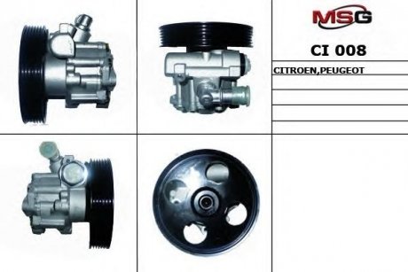 Насос кермового мех-му Citroen C5 01-04,C5 04-,C5 Break 01-04,C5 Break 04-Fiat Scudo 07- MSG CI 008