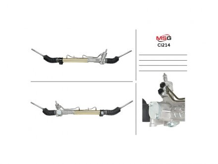Кермова рейка з ГУР нова CITROEN Jumper 1994-2002,PEUGEOT Boxer 1994-2002,FIAT Ducato 1994-2002 /EMMETEC (MS GROUP) MSG CI214