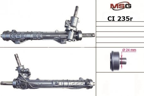 Рульова рейка з ГПК відновлена CITROEN BERLINGO (B9) 08-; PEUGEOT PARTNER II 08-; PEUGEOT 308 I (4A_, 4C_) 07-14 MSG CI235R