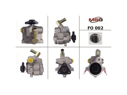 Насос Г/У Ford Escort 90-95,Courier 89-02,Fiesta 89-01,Mondeo 92-00, Transit 92-00 MSG FO 002