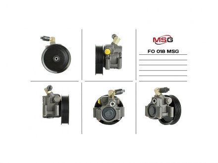 Насос ГПК новий FORDTransit 2000-2006 Шкив 7РК MSG FO018