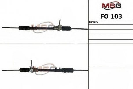 Рулевая рейка (без ГУР) Ford Escort Orion 80-90 MSG FO 103