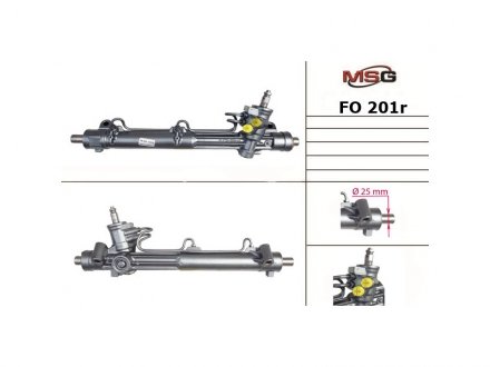 Рулевая рейка (с ГУР) Ford Cougar 98-01 Mondeo 95-00 MSG FO201R