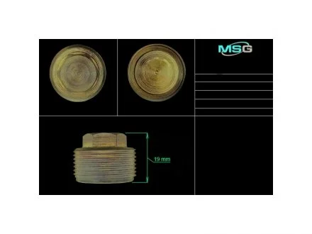 Фото гайка нижнього підтиску ГПК FORD FIESTA V (JH_, JD_) 01-09,FUSION (JU_) 02-09;MAZDA 2 (DY) 03-09 MSG FO207LNUT Гайка нижнього підтиску ГПК FORD FIESTA V (JH_, JD_) 01-09,FUSION (JU_) 02-09;MAZDA 2 (DY) 03-09 MSG FO207LNUT