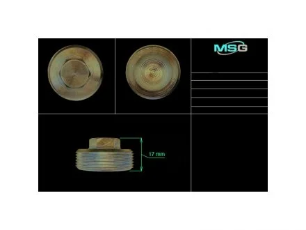 Фото гайка бокового підтиску ГПК FORD FOCUS C-MAX 03-07,FOCUS II (DA_) 04- MSG FO223NUTS Гайка бокового підтиску ГПК FORD FOCUS C-MAX 03-07,FOCUS II (DA_) 04- MSG FO223NUTS