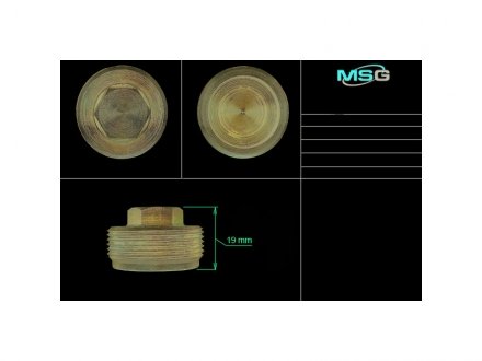 Гайка нижнього підтиску ГПК FORD GALAXY 06 - 15,GALAXY (WA6) 10 - н.в.,MONDEO IV 07 - 15,MONDEO IV Turnier 0 MSG FO228LNUT