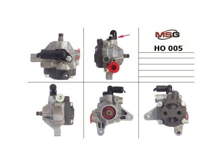 Насос ГУР новий HONDA ACCORD 2003-2007 MSG HO005