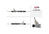 Рульова рейка з ГПК нова JEEP COMPASS (MK49) 06-; DODGE CALIBER (PM) 06- MSG JP202 (фото 1)