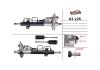 Кермова рейка з ГП KIA CERATO 06-08, HYUNDAI ELANTRA 1.6-2.0D 06.00-07.06 MSG KI 225 (фото 1)