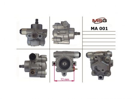 Насос Г/П Mitsubishi Galant 99- MSG MA 001