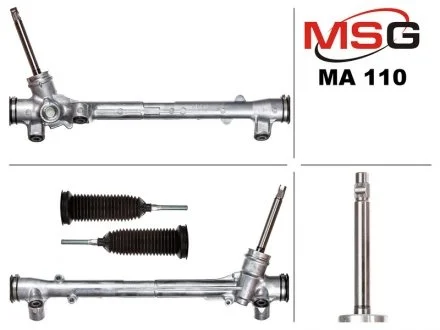 Фото рульова рейка без ГПК нова MAZDA CX-5 2011-2017 MSG MA110 Рульова рейка без ГПК нова MAZDA CX-5 2011-2017 MSG MA110