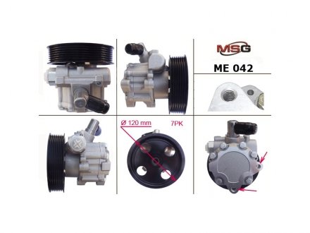 Насос ГПК новий MERCEDES-BENZ CLK 05-09,CLK 05-10,GL-CLASS 06-09,M-CLASS 05-09,MERCE VIANO (W63 MSG ME042