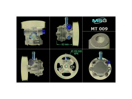 Насос г/п керма Mitsubishi Outlander I (CU_W) 2.4 4WD 03-06 MSG MT 009