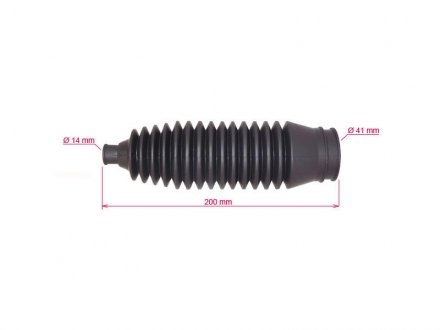 Пильовик рульової рейки MITSUBISHI LANCER 00-09 MSG MT206DUSTER