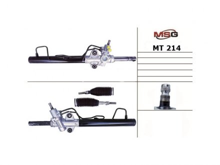 Рульова рейка з ГПК нова MITSUBISHI L 200 (KB_T, KA_T) 05- MSG MT214