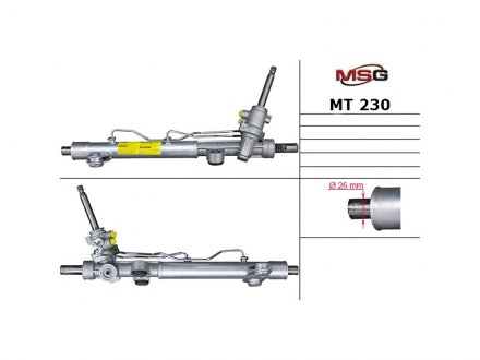 Рульова рейка з ГПК нова MITSUBISHI Galant 03- MSG MT230