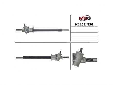 Кермова рейка без ГУР нова NISSAN SUNNY II TRAVELLER (B12) 86-91, SUNNY II COUPE (B12) 86-91 MSG NI102