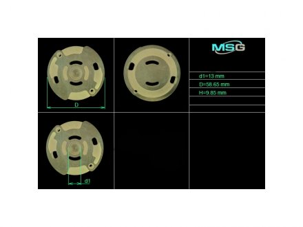 Плита насоса верхня ГПК CITROEN C5 (DC_) 01-04,C5 Break (DE_) 01-04;DACIA LOGAN (LS_) 04-;NISSAN INTERST MSG OP006UPLATE