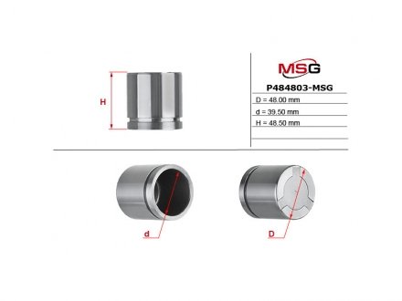 Поршень супорта MITSUBISHI PAJERO IV (V8_W, V9_W) 07-.NISSAN CHERRY III (N12) 82-86 MSG P484803MSG