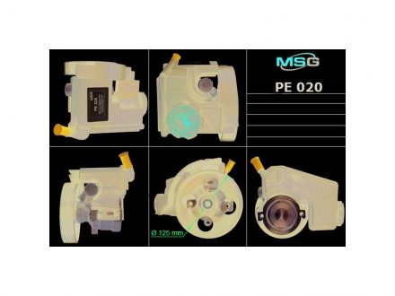 Насос Г/П Citroen Berlingo (Mf) 2.0 Hdi 99- MSG PE 020