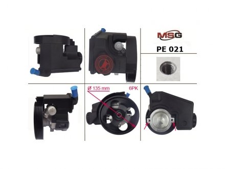 Насос Г/П Citroen Berlingo 98-06, Xsara 2.0 16V 00-05 MSG PE021
