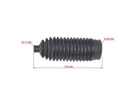 Пильовик рульової рейки DACIA SOLENZA 03-;NISSAN KUBISTAR (X76) 03-,KUBISTAR фургон 03-;RENAULT CLIO II MSG RE230DUSTER