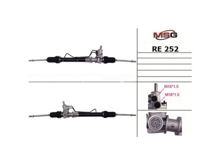 Кермова рейка з ГУР Renault Thalia 1.5 dCi, 1.6 16V 02-09, Renault Clio 1.4 16V 00-08 MSG RE 252