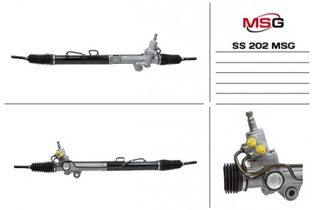 Рулевая рейка (с ГУР) SsangYong Actyon Kyron Rexton 02- MSG SS202