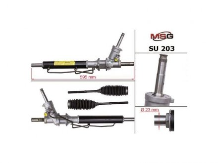 Кермова рейка з Г/П SUBARU Forester S11 2003-2007 MSG SU 203
