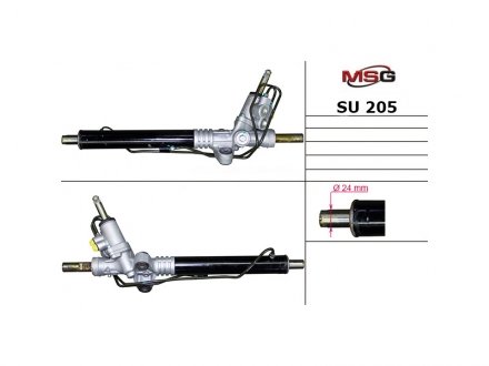 Кермова рейка с ГУР новая SUBARU Impreza G12 2007-,SUBARU Legacy B13 2003-2009 /EMMETEC (MS GROUP) MSG SU205