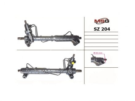 Рульова рейка з ГПК нова SUZUKI Grand Vitara 2004- MSG SZ204