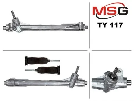 Рульова рейка без ГПК TOYOTA RAV4 (XA40) 12-; LEXUS NX (Z10) 14- MSG TY117