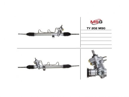 Рульова рейка з ГПК нова TOYOTA CARINA E (_T19_) 92-97,CARINA E Sportswagon (_T19_) 93-97 MSG TY202