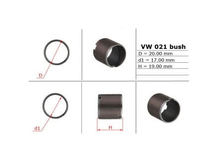Втулка насоса ГПК 17,00/20,00/19,00 AUDI,FORD,VW MSG VW021BUSH
