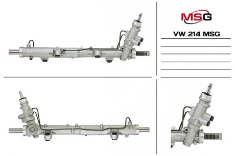 Рулевая рейка (с ГУР) VW Multivan V T5 12-15 MSG VW214