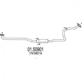 Tіumik њrod. YARIS 1.0I 12V MTS 0150901