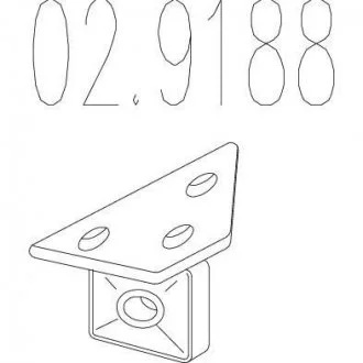 Резиновый крепежный элемент MTS 02.9188