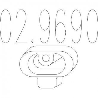 Резиновый крепежный элемент MTS 02.9690