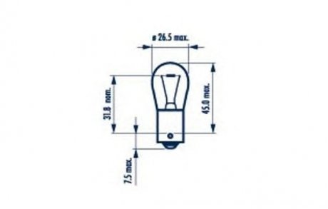 Лампа P21W 12V 21W BA 15s NARVA 17635